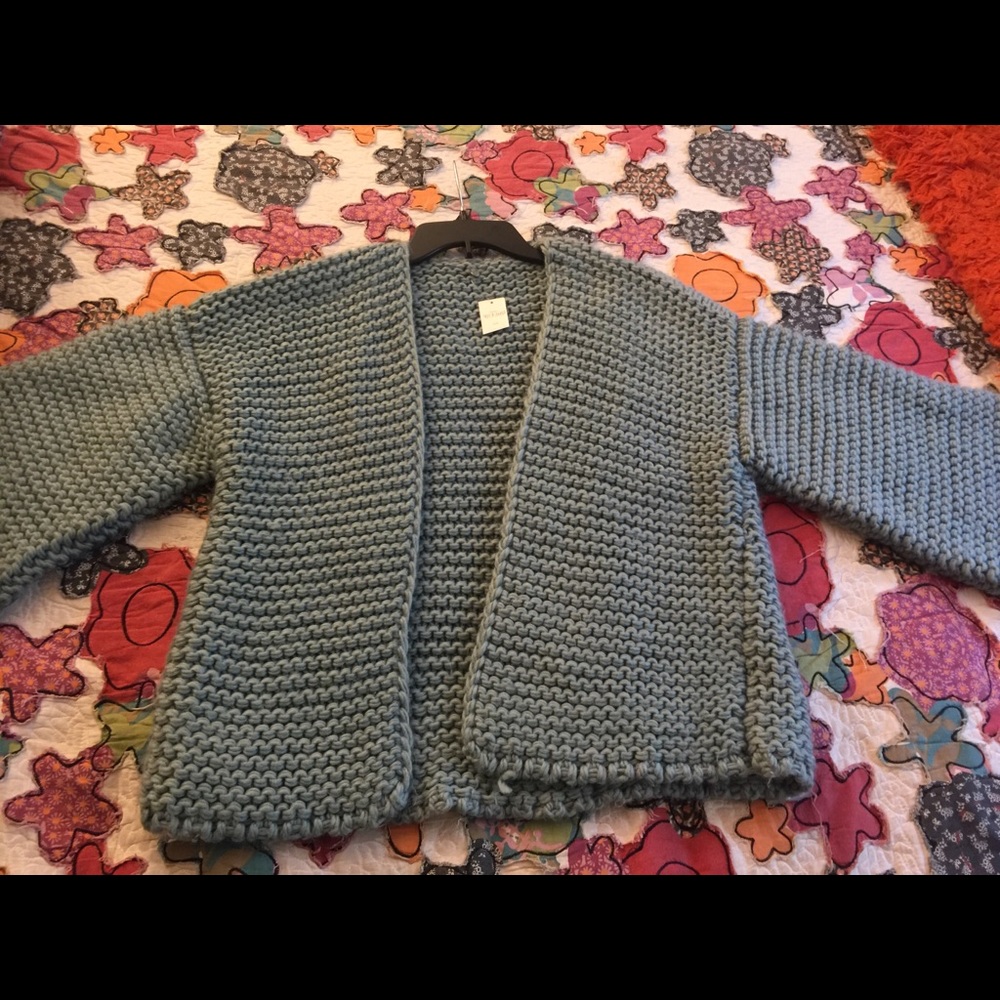 Anthropologie Knitted & Knotted Kimono Cardigan